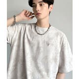 「視線を独り占め。」タイダイ染め刺繍入りオーバーサイズTシャツ Tie Dye | Classical Elf Men | 詳細画像1
