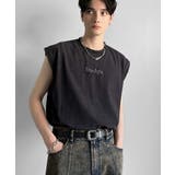 紐刺繍スノーウォッシュ加工ノースリーブTシャツ String Embroider… | Classical Elf Men | 詳細画像8 