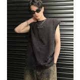 紐刺繍スノーウォッシュ加工ノースリーブTシャツ String Embroider… | Classical Elf Men | 詳細画像11 