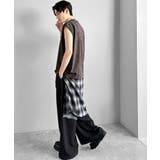 紐刺繍スノーウォッシュ加工ノースリーブTシャツ String Embroider… | Classical Elf Men | 詳細画像17 