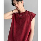 紐刺繍スノーウォッシュ加工ノースリーブTシャツ String Embroider… | Classical Elf Men | 詳細画像21 