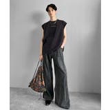 紐刺繍スノーウォッシュ加工ノースリーブTシャツ String Embroider… | Classical Elf Men | 詳細画像6 