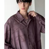 「都会的スタイル」。総柄ドレープキャンプカラーシャツ Relaxed Drape | Classical Elf Men | 詳細画像14