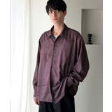 「都会的スタイル」。総柄ドレープキャンプカラーシャツ Relaxed Drape | Classical Elf Men | 詳細画像16