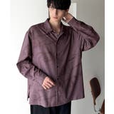 「都会的スタイル」。総柄ドレープキャンプカラーシャツ Relaxed Drape | Classical Elf Men | 詳細画像17