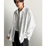 「都会的スタイル」。総柄ドレープキャンプカラーシャツ Relaxed Drape | Classical Elf Men | 詳細画像1