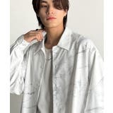 「都会的スタイル」。総柄ドレープキャンプカラーシャツ Relaxed Drape | Classical Elf Men | 詳細画像3