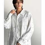 「都会的スタイル」。総柄ドレープキャンプカラーシャツ Relaxed Drape | Classical Elf Men | 詳細画像5