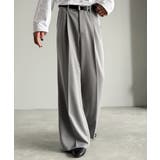 「美しい落ち感。」 ワンタックセンタープレスフレアスラックス One | Classical Elf Men | 詳細画像9