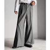 「美しい落ち感。」 ワンタックセンタープレスフレアスラックス One | Classical Elf Men | 詳細画像10