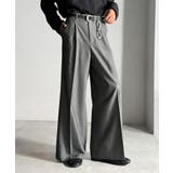 「美しい落ち感。」 ワンタックセンタープレスフレアスラックス One | Classical Elf Men | 詳細画像11