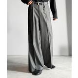 「美しい落ち感。」 ワンタックセンタープレスフレアスラックス One | Classical Elf Men | 詳細画像12