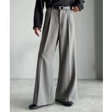 杢グレー | 「美しい落ち感。」 ワンタックセンタープレスフレアスラックス One | Classical Elf Men