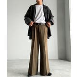 「美しい落ち感。」 ワンタックセンタープレスフレアスラックス One | Classical Elf Men | 詳細画像16