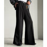 「美しい落ち感。」 ワンタックセンタープレスフレアスラックス One | Classical Elf Men | 詳細画像4