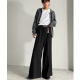 「美しい落ち感。」 ワンタックセンタープレスフレアスラックス One | Classical Elf Men | 詳細画像5