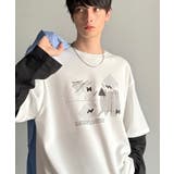 【Classical Origin】幾何学柄ポンチ素材レイヤードTシャツ(長袖)… | Classical Elf Men | 詳細画像8 