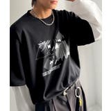 ブラック | 【Classical Origin】幾何学柄ポンチ素材レイヤードTシャツ(長袖)… | Classical Elf Men