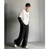 【Classical Origin】幾何学柄ポンチ素材レイヤードTシャツ(長袖)… | Classical Elf Men | 詳細画像2 