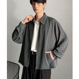 チャコールグレー | 「繊細さを羽織る。」刺繍デザインエレガンスジップアップジャケット Elegant | Classical Elf Men