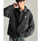 ブラック | 【Classical Origin】「今季トレンド。」ツイード素材ショート丈ジャ… | Classical Elf Men