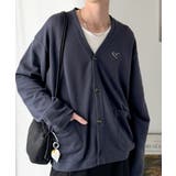 ネイビー | Embroidered Design Sweat | Classical Elf Men