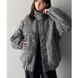 グレー | シャギーファー素材2way襟デザインブルゾン Shaggy Fur | Classical Elf Men