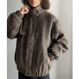 シャギーファー素材2way襟デザインブルゾン Shaggy Fur | Classical Elf Men | 詳細画像9