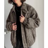 シャギーファー素材2way襟デザインブルゾン Shaggy Fur | Classical Elf Men | 詳細画像11