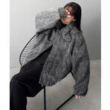 シャギーファー素材2way襟デザインブルゾン Shaggy Fur | Classical Elf Men | 詳細画像14