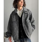 シャギーファー素材2way襟デザインブルゾン Shaggy Fur | Classical Elf Men | 詳細画像15