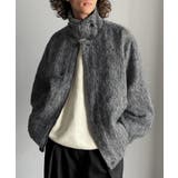 シャギーファー素材2way襟デザインブルゾン Shaggy Fur | Classical Elf Men | 詳細画像22