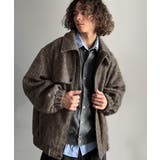 シャギーファー素材2way襟デザインブルゾン Shaggy Fur | Classical Elf Men | 詳細画像2