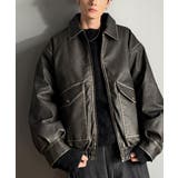 ブラック | 【Classical Origin】「Sランク。」ヴィンテージレザー中綿入りブル… | Classical Elf Men