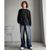 「一軍確定。」フリンジパッチワーク使いリラックスTシャツ Fringe and | Classical Elf Men | 詳細画像23