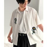 【接触冷感機能付き】サガラ刺繍フラワーステッチシャツ Cool Touch | Classical Elf Men | 詳細画像8 