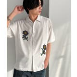 【接触冷感機能付き】サガラ刺繍フラワーステッチシャツ Cool Touch | Classical Elf Men | 詳細画像13 
