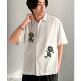 【接触冷感機能付き】サガラ刺繍フラワーステッチシャツ Cool Touch | Classical Elf Men | 詳細画像1 