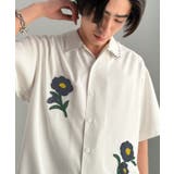 【接触冷感機能付き】サガラ刺繍フラワーステッチシャツ Cool Touch | Classical Elf Men | 詳細画像3 