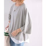 重ね着風クルーネックTシャツ(半袖) | Classical Elf | 詳細画像8