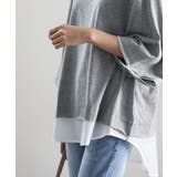 重ね着風クルーネックTシャツ(半袖) | Classical Elf | 詳細画像10
