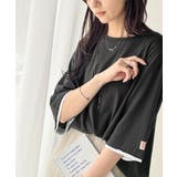重ね着風クルーネックTシャツ(半袖) | Classical Elf | 詳細画像21