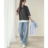 重ね着風クルーネックTシャツ(半袖) | Classical Elf | 詳細画像26