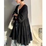 ブラック | 【Classical Evon】華やかさと体型カバーを両立する、着回し抜群な1枚… | Classical Elf 