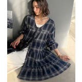 ネイビー | 【Classical Evon】華やかさと体型カバーを両立する、着回し抜群な1枚… | Classical Elf 