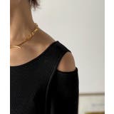 ヘルシーに大人の肌魅せ。肩開きニットワンピース | Classical Elf  | 詳細画像21 