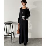 ヘルシーに大人の肌魅せ。肩開きニットワンピース | Classical Elf  | 詳細画像3 