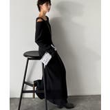 ヘルシーに大人の肌魅せ。肩開きニットワンピース | Classical Elf  | 詳細画像7 