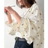 アイボリー | 【Classical Evon】品よく、大人の装いに華やぎを。ジャガード小花柄キ… | Classical Elf 