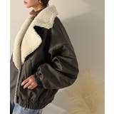 着こなす、こなれ感。ヴィンテージ加工ライダースボアジャケット | Classical Elf | 詳細画像9